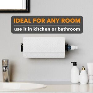 2-IN-1 SPRAY AND WIPE PAPER TOWEL HOLDER